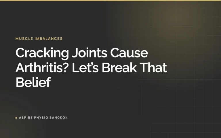 Cracking Joints Cause Arthritis? Let’s Break That Belief