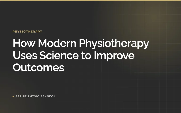 How Modern Physiotherapy Uses Science to Improve Outcomes