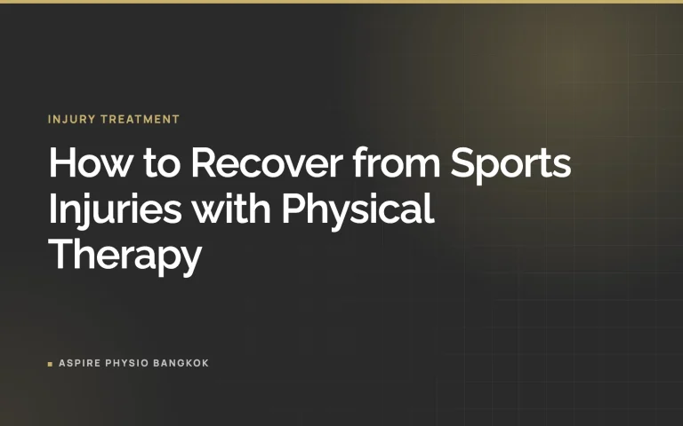 How to Recover from Sports Injuries with Physical Therapy