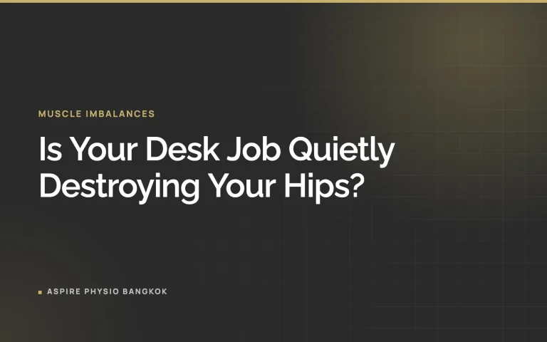 Is Your Desk Job Quietly Destroying Your Hips?