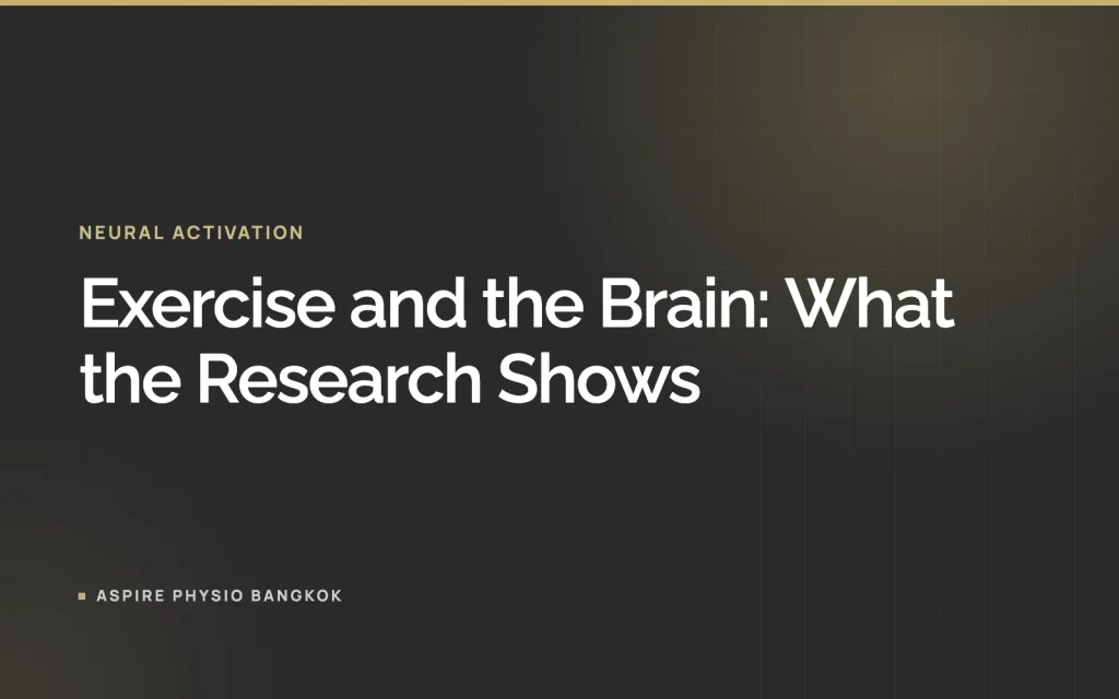 Exercise and the Brain: What the Research Shows