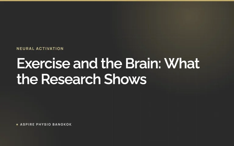Exercise and the Brain: What the Research Shows