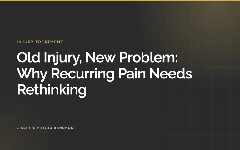 Old Injury, New Problem: Why Recurring Pain Needs Rethinking
