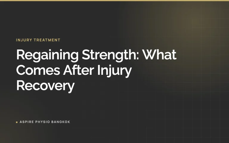 Regaining Strength: What Comes After Injury Recovery