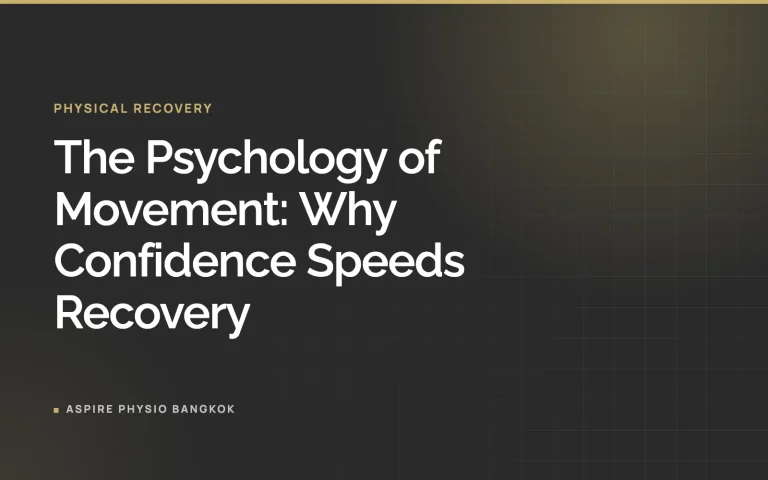 The Psychology of Movement: Why Confidence Speeds Recovery