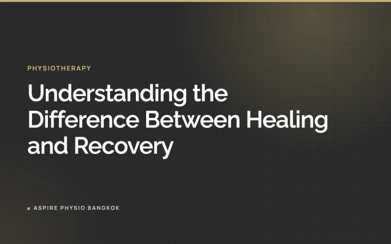 Understanding the Difference Between Healing and Recovery