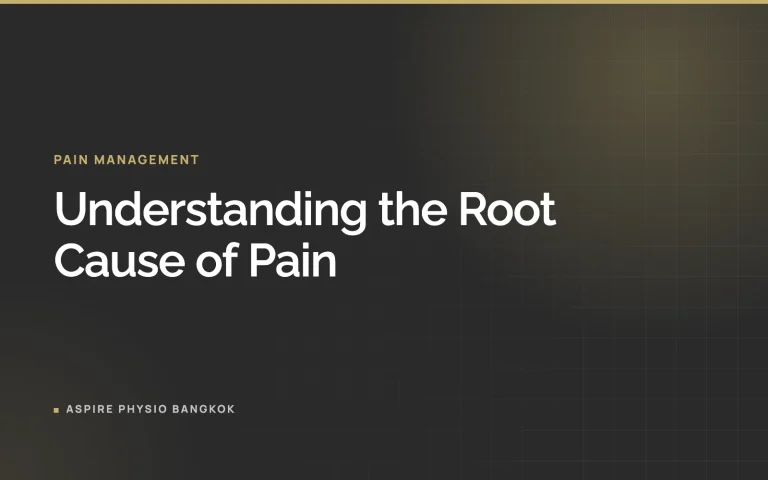 Understanding the Root Cause of Pain