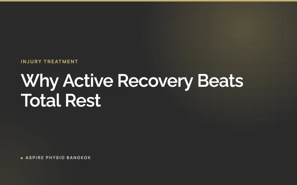 Why Active Recovery Beats Total Rest