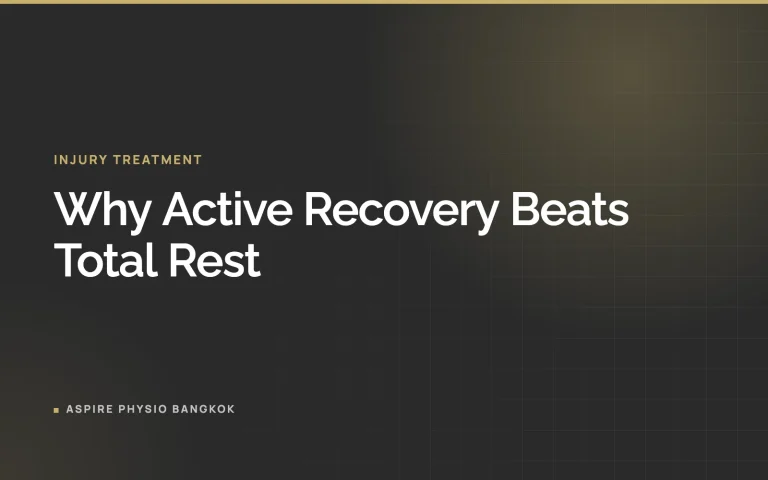 Why Active Recovery Beats Total Rest