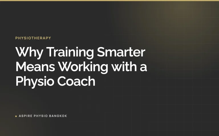 Why Training Smarter Means Working with a Physio Coach